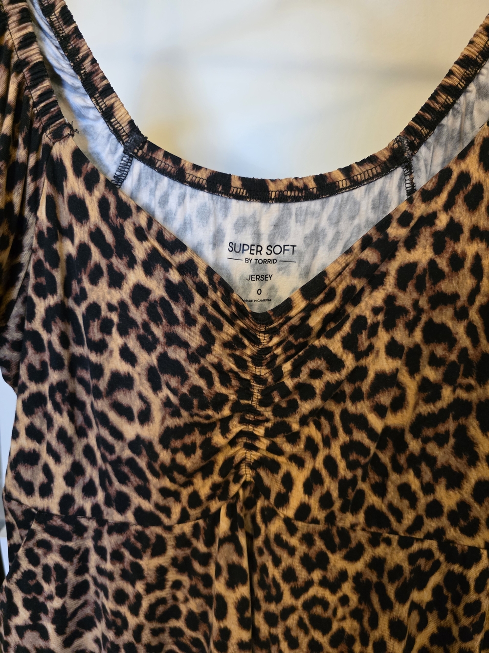 Torrid Super Soft Leopard Print Midi Dress Size 0 🐆